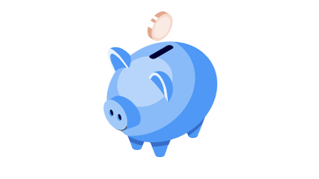Piggybank icon - 450x250